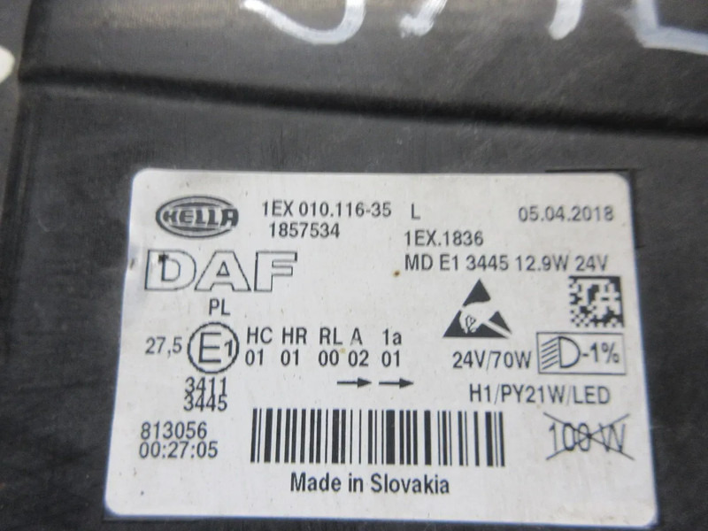 DAF 1857534 LED KOPLAMP DAF XF 450 EURO 6 LINKS - Преден фар за Камион: снимка 4 DAF 1857534 LED KOPLAMP DAF XF 450 EURO 6 LINKS - Преден фар за Камион: снимка 4