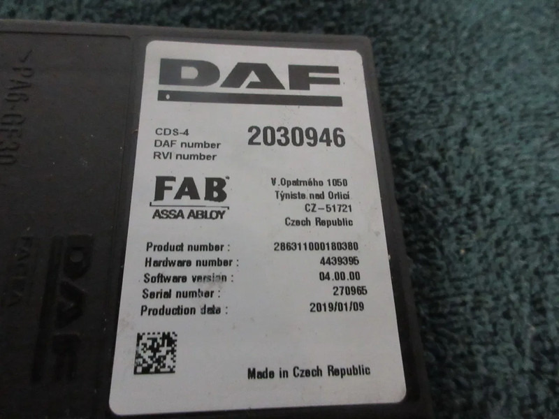 DAF 2030946 CDS-4 MODULEN DAF XF CF MODEL 2021 - Електрическа система за Камион: снимка 5 DAF 2030946 CDS-4 MODULEN DAF XF CF MODEL 2021 - Електрическа система за Камион: снимка 5