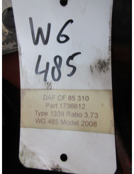 Диференциал за Камион DAF CF85 1736612 DIFFERENTIEEL 1339 RATIO 3,73: снимка 6