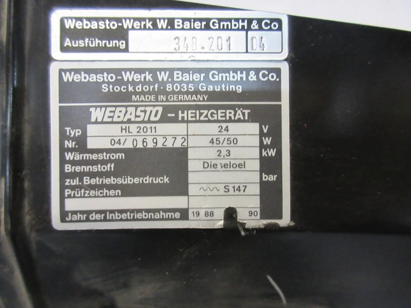 Iveco HL2011 STANDKACHEL DEMO! - Отопление/ Вентилация за Камион: снимка 5 Iveco HL2011 STANDKACHEL DEMO! - Отопление/ Вентилация за Камион: снимка 5