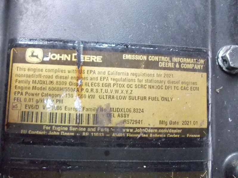 John Deere CD6068U157176//6068H1550 6,8L 2753F/6000 UUR KOM UIT STRAUTMANN VM 2002D-SF - Двигател за Камион: снимка 5 John Deere CD6068U157176//6068H1550 6,8L 2753F/6000 UUR KOM UIT STRAUTMANN VM 2002D-SF - Двигател за Камион: снимка 5