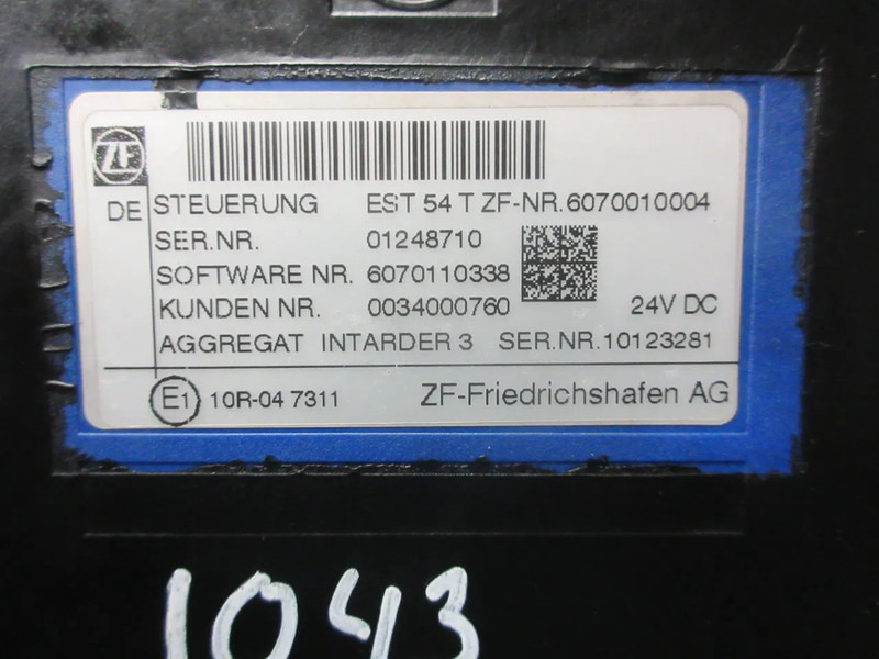 MAN 81.25810-7035 REGELEENHEID ZF IT3 MAN 18.520 TGX EURO 6 MODEL 2024 - Електрическа система за Камион: снимка 5 MAN 81.25810-7035 REGELEENHEID ZF IT3 MAN 18.520 TGX EURO 6 MODEL 2024 - Електрическа система за Камион: снимка 5