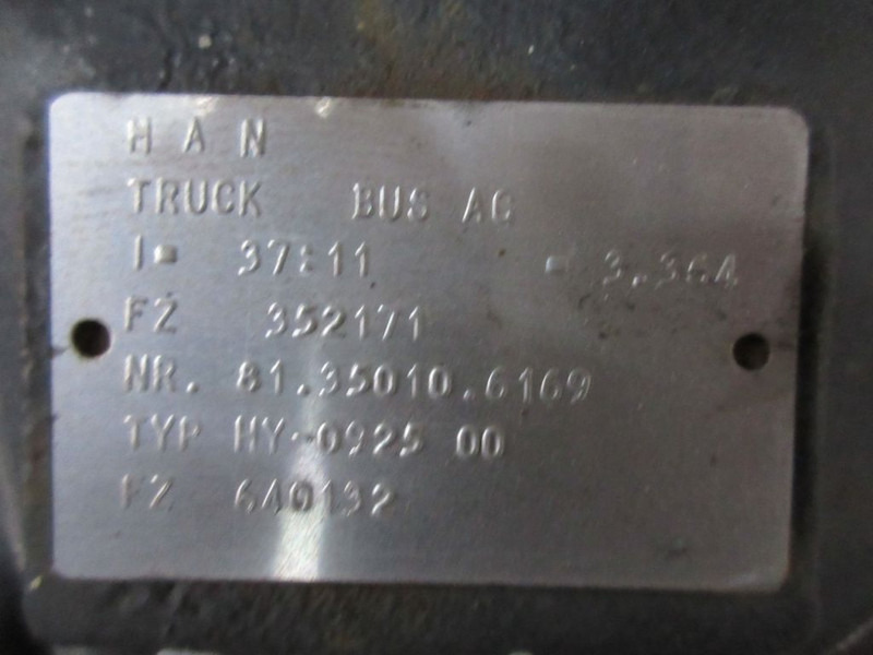 MAN 81.35010-6169 TYPE HY-0925.00 / 37:11 RATIO 3.364 MAN TGL 12.250 - Диференциал за Камион: снимка 5 MAN 81.35010-6169 TYPE HY-0925.00 / 37:11 RATIO 3.364 MAN TGL 12.250 - Диференциал за Камион: снимка 5