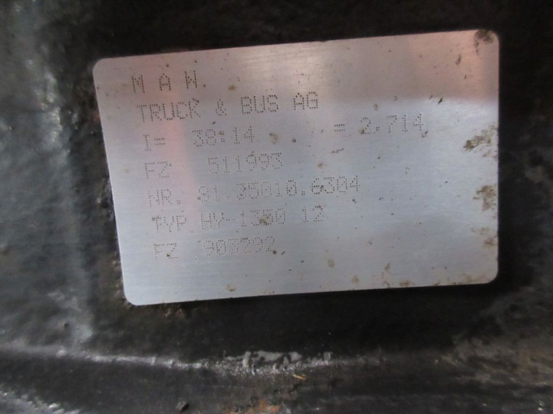 Диференциал за Камион MAN 81.35010-6304 HY-1350 15 RATIO 2,714/ 38/14 MAN TGX TGS EURO 6: снимка 15