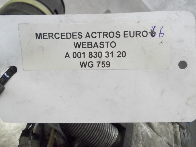 Mercedes-Benz ACTRIS A 001 830 31 20 WEBASTO STANDKACHEL EURO 6 - Отопление/ Вентилация за Камион: снимка 5 Mercedes-Benz ACTRIS A 001 830 31 20 WEBASTO STANDKACHEL EURO 6 - Отопление/ Вентилация за Камион: снимка 5