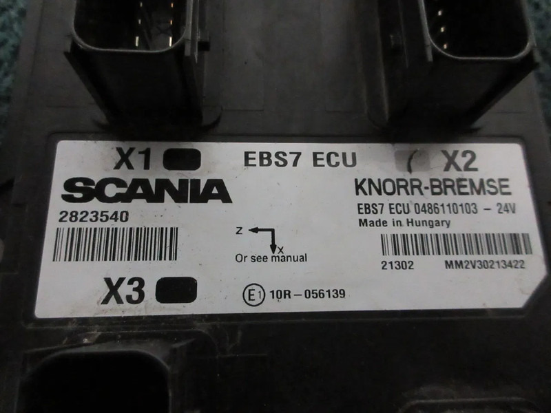 Scania 2823540 EBS7 ECU SCANIA P 410 EURO 6 MODEL 2023 - Електрическа система за Камион: снимка 3 Scania 2823540 EBS7 ECU SCANIA P 410 EURO 6 MODEL 2023 - Електрическа система за Камион: снимка 3