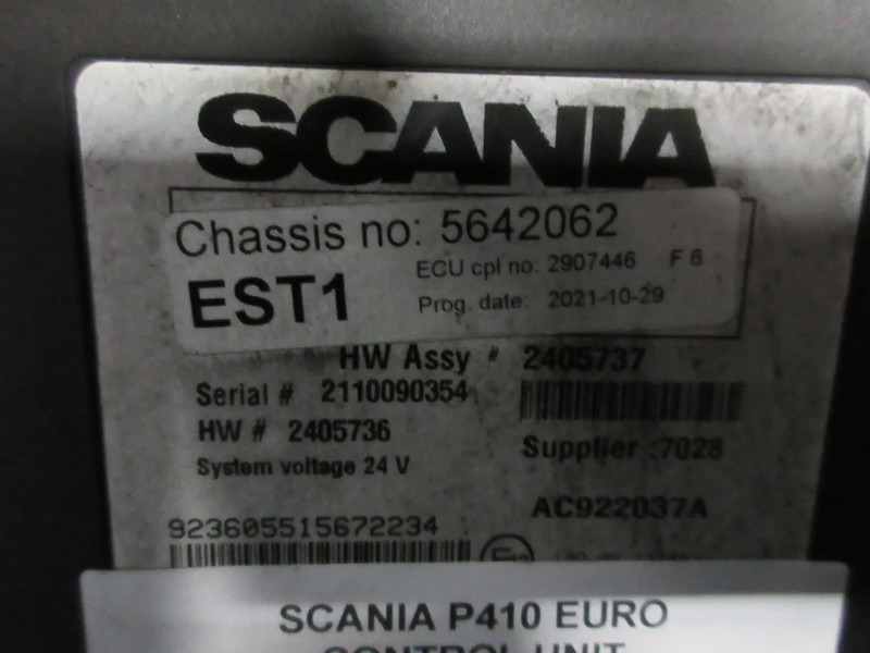 Scania 2907446 // 2405737//2405736 // EST1 MODULEN SCANIA P 410 8X2 NGS - Електрическа система за Камион: снимка 3 Scania 2907446 // 2405737//2405736 // EST1 MODULEN SCANIA P 410 8X2 NGS - Електрическа система за Камион: снимка 3