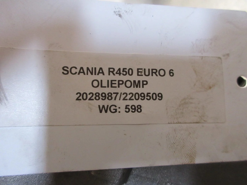 Scania R450 2028987/2209509 OLIEPOMP EURO 6 - Маслена помпа за Камион: снимка 5 Scania R450 2028987/2209509 OLIEPOMP EURO 6 - Маслена помпа за Камион: снимка 5