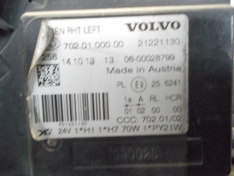 Volvo 21221130//21221129 KOPLAMP RECHTS EN LINKS VOLVO FH 460 EURO 6 - Преден фар за Камион: снимка 5 Volvo 21221130//21221129 KOPLAMP RECHTS EN LINKS VOLVO FH 460 EURO 6 - Преден фар за Камион: снимка 5