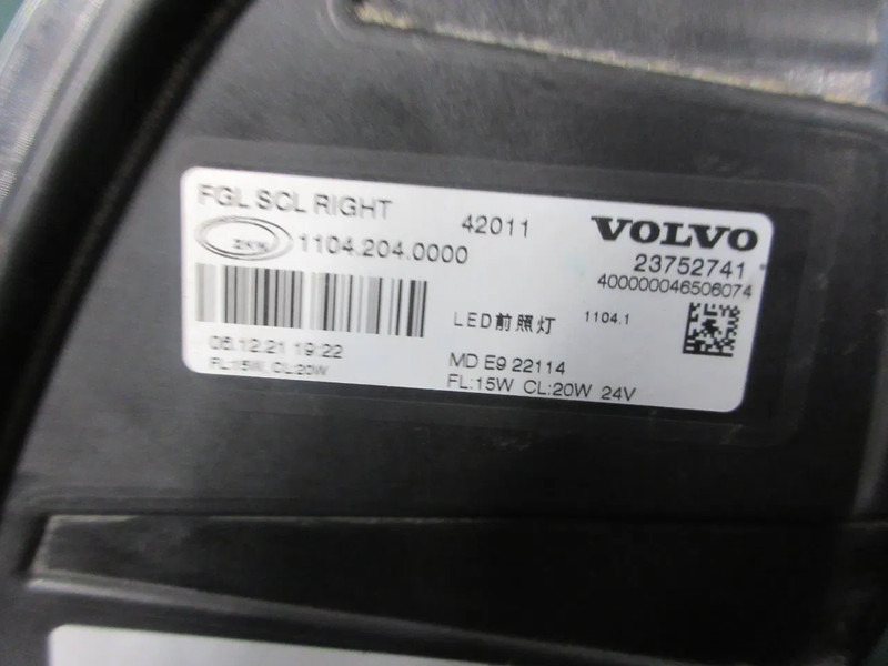 Volvo 23752741 // MISTLAMP VOLVO FM 330 EURO 6 MODEL 2023 - Фар срещу мъгла за Камион: снимка 5 Volvo 23752741 // MISTLAMP VOLVO FM 330 EURO 6 MODEL 2023 - Фар срещу мъгла за Камион: снимка 5