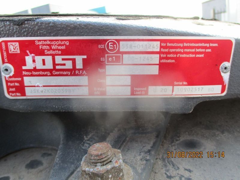 Jost JSK 40 //D 152 JSK 40 //D 152 DAF XF CF EURO 6 - Седло за Камион: снимка 5 Jost JSK 40 //D 152 JSK 40 //D 152 DAF XF CF EURO 6 - Седло за Камион: снимка 5