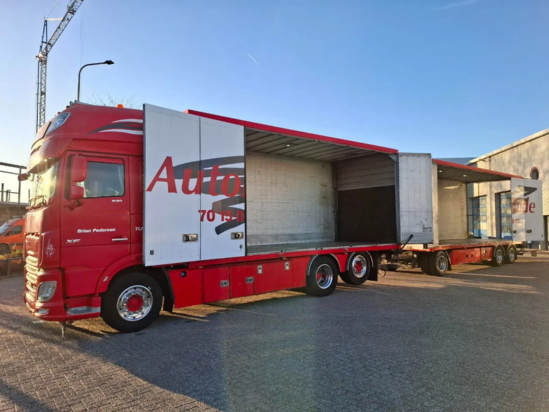 DAF XF106-530 / DEB / COMPLETE COMBI / SIDE DOORS / 2XPLATFORM 2500KG / ONLY:773032 KM / LWDS / LEATHER / EURO-6 / 2017 - Камион фургон: снимка 2 DAF XF106-530 / DEB / COMPLETE COMBI / SIDE DOORS / 2XPLATFORM 2500KG / ONLY:773032 KM / LWDS / LEATHER / EURO-6 / 2017 - Камион фургон: снимка 2