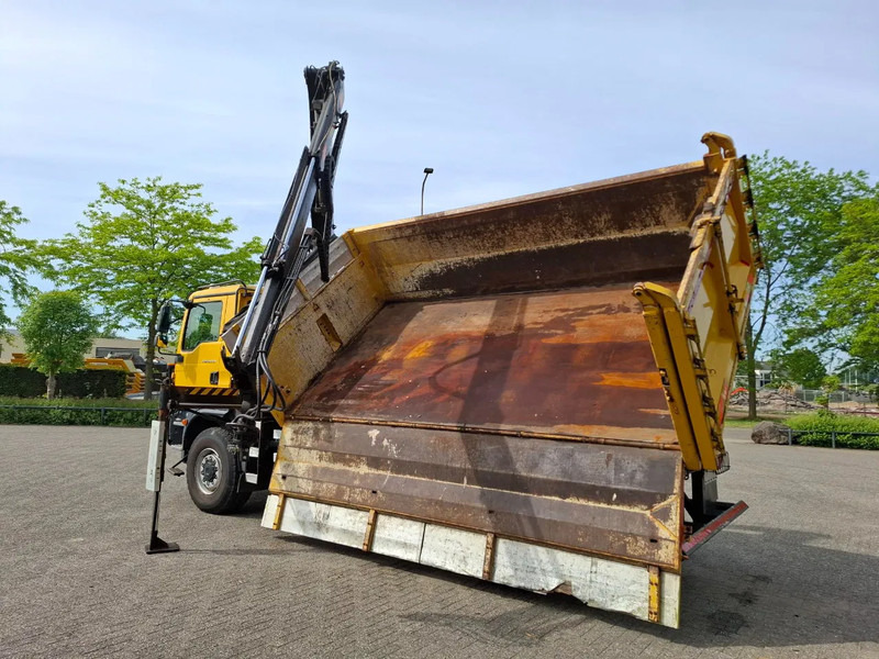 MAN TGM 18.250 / 4X4 / NL TRUCK / TUV:30-04-2026 / 118783 KM / HMF 1110 K2 / ROTATOR / GOOD TYRES / FULL-STEEL / DRUM BRAKES / MANUA - Самосвал камион, Камион с кран: снимка 5 MAN TGM 18.250 / 4X4 / NL TRUCK / TUV:30-04-2026 / 118783 KM / HMF 1110 K2 / ROTATOR / GOOD TYRES / FULL-STEEL / DRUM BRAKES / MANUA - Самосвал камион, Камион с кран: снимка 5