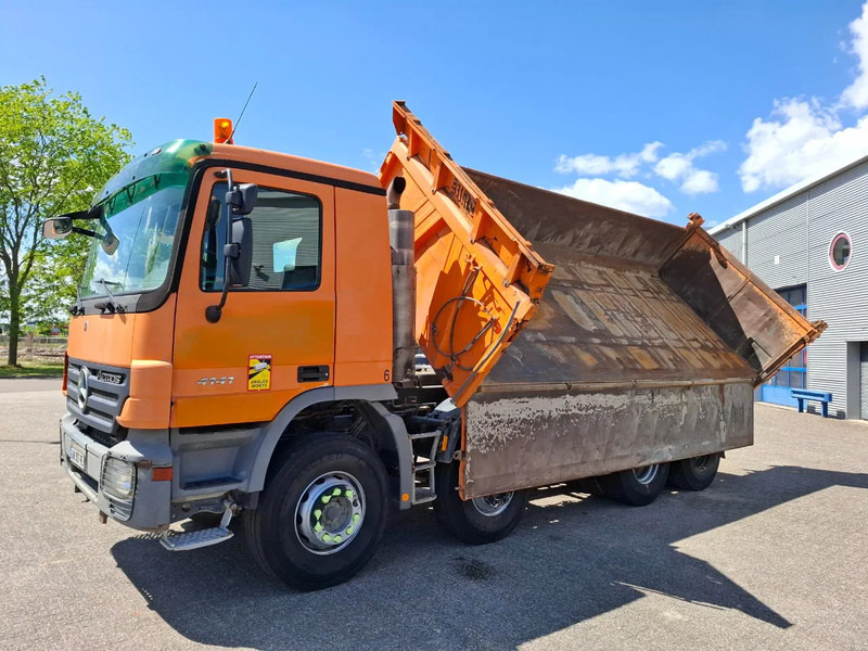Mercedes-Benz Actros 4141 / 3SIDE MEILLER TIPPER / FULL-STEEL / DRUM BRAKES / ONLY:535937 KM / 2XSTEERING AXLE / AIRCO / AUTOMATIC / EURO-3 / - Самосвал камион: снимка 2 Mercedes-Benz Actros 4141 / 3SIDE MEILLER TIPPER / FULL-STEEL / DRUM BRAKES / ONLY:535937 KM / 2XSTEERING AXLE / AIRCO / AUTOMATIC / EURO-3 / - Самосвал камион: снимка 2