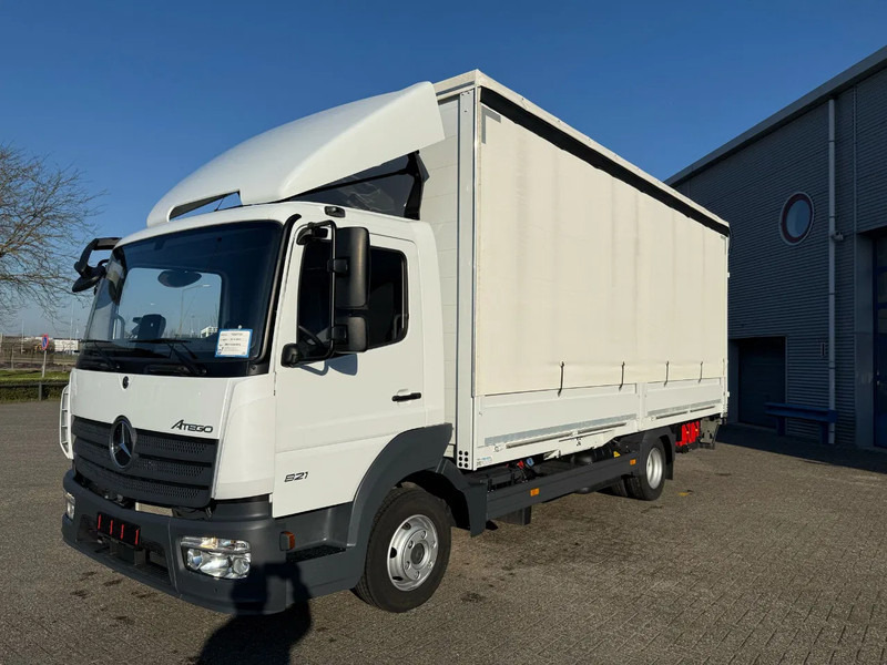 Mercedes-Benz Atego 821L / GERMAN TRUCK / ONLY:21672 KM / PLATFORM 1500KG / SMARTKEYS / CURTAIN SAILS / AIRCO / AUTOMATIC / EURO-6 / 2023 - Камион фургон: снимка 1 Mercedes-Benz Atego 821L / GERMAN TRUCK / ONLY:21672 KM / PLATFORM 1500KG / SMARTKEYS / CURTAIN SAILS / AIRCO / AUTOMATIC / EURO-6 / 2023 - Камион фургон: снимка 1