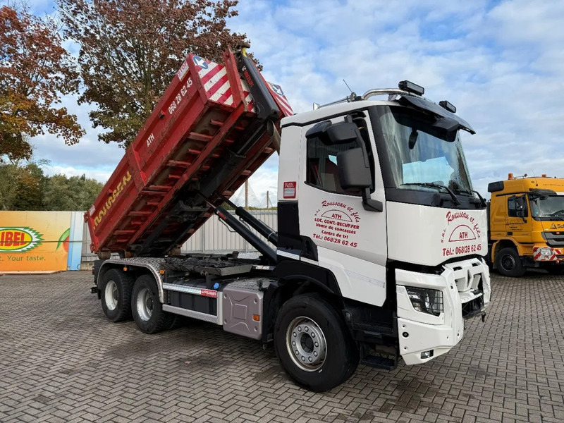 Renault C480 / ENGINE RUNNING / 6X4 / HIAB 21TON HOOKLIFT / ONLY:146334 KM / AUTOMATIC / EURO-6 / 2020 - Мултилифт с кука камион: снимка 3 Renault C480 / ENGINE RUNNING / 6X4 / HIAB 21TON HOOKLIFT / ONLY:146334 KM / AUTOMATIC / EURO-6 / 2020 - Мултилифт с кука камион: снимка 3