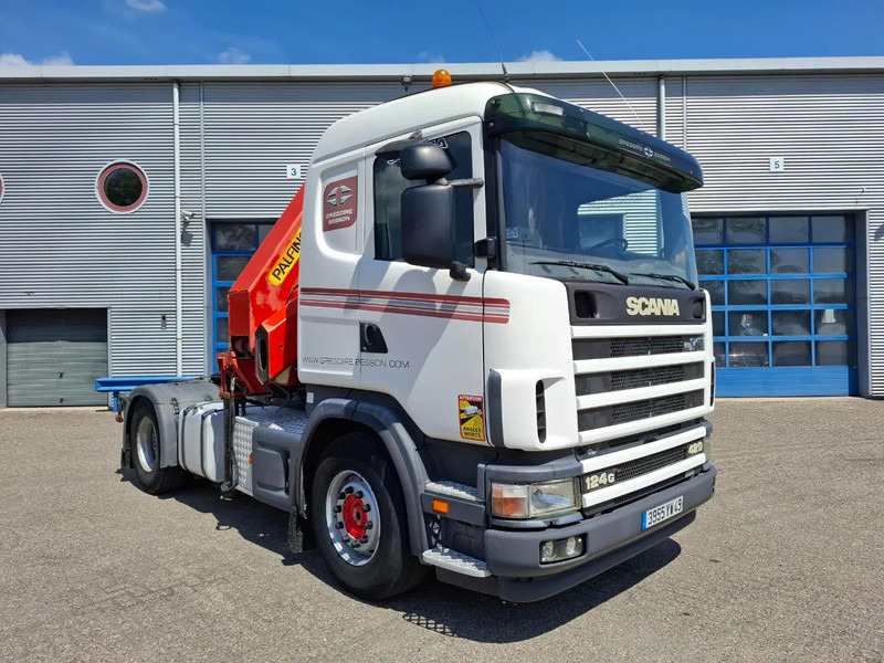 Scania 124G-420 / RETARDER / PALFINGER PK32080 / DOUBLE TANK / AIRCO / GOOD CONDITION / MANUAL / EURO-3 / 2004 - Камион с кран: снимка 4 Scania 124G-420 / RETARDER / PALFINGER PK32080 / DOUBLE TANK / AIRCO / GOOD CONDITION / MANUAL / EURO-3 / 2004 - Камион с кран: снимка 4