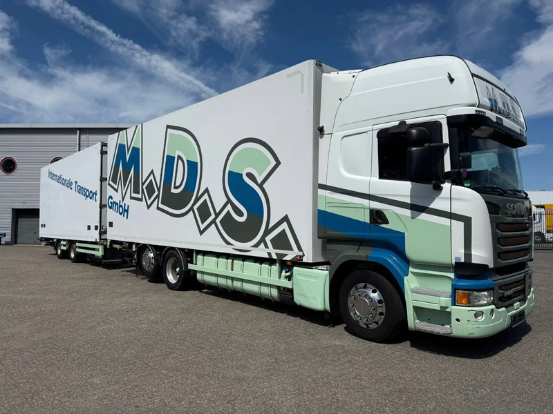 Scania R450 / RETARDER / ISOLATED GERMAN FLOWER COMBI / THROUGH-LOADING SYSTEM / SMART TACHO / 2XPLATFORM / LIFT+LENKACHSE / LWDS / EUR - Рефрижератор камион: снимка 2 Scania R450 / RETARDER / ISOLATED GERMAN FLOWER COMBI / THROUGH-LOADING SYSTEM / SMART TACHO / 2XPLATFORM / LIFT+LENKACHSE / LWDS / EUR - Рефрижератор камион: снимка 2