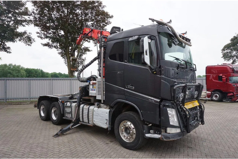 Volvo FH16-750 / ENGINE RUNNING / 6x4 / RETARDER / BIG AXLE / VEB+ / PALFINGER FD250 / EURO-6 / 2016 - Камион за дърва, Камион с кран: снимка 4 Volvo FH16-750 / ENGINE RUNNING / 6x4 / RETARDER / BIG AXLE / VEB+ / PALFINGER FD250 / EURO-6 / 2016 - Камион за дърва, Камион с кран: снимка 4
