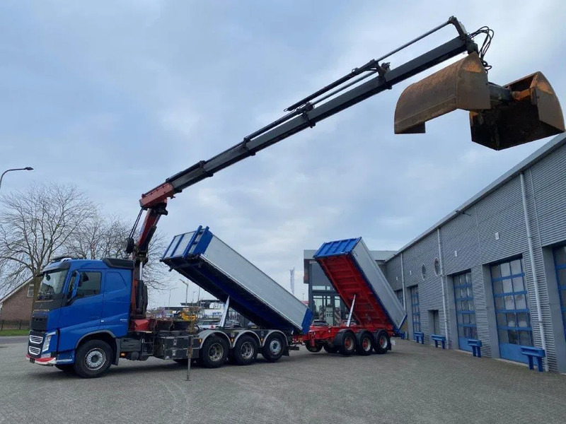 Volvo FH4-500 / HMF 3220K-RC / REMOTE / ROTATOR / 3SIDE TIPPER / DYNAMIC STEERING / ONLY:302623 KM / AUTOMATIC / EURO-6 / 2017 - Камион с кран: снимка 1 Volvo FH4-500 / HMF 3220K-RC / REMOTE / ROTATOR / 3SIDE TIPPER / DYNAMIC STEERING / ONLY:302623 KM / AUTOMATIC / EURO-6 / 2017 - Камион с кран: снимка 1