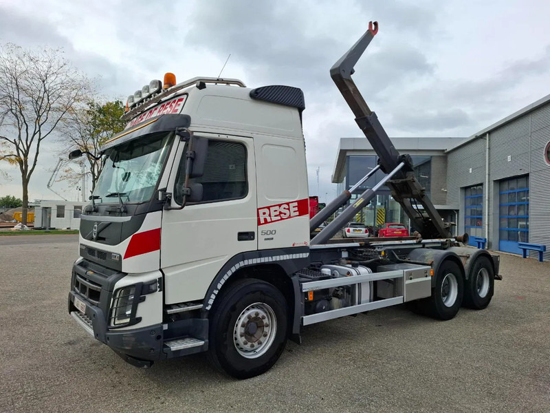 Volvo FMX4-500 / 6X4 / VEB+ / 2XBIG AXLE / AJK 25 TON HOOK / FULL STEEL / TUV:14-01-2026 / LWDS / AUTOMATIC / EURO-6 / 2016 - Мултилифт с кука камион: снимка 1 Volvo FMX4-500 / 6X4 / VEB+ / 2XBIG AXLE / AJK 25 TON HOOK / FULL STEEL / TUV:14-01-2026 / LWDS / AUTOMATIC / EURO-6 / 2016 - Мултилифт с кука камион: снимка 1