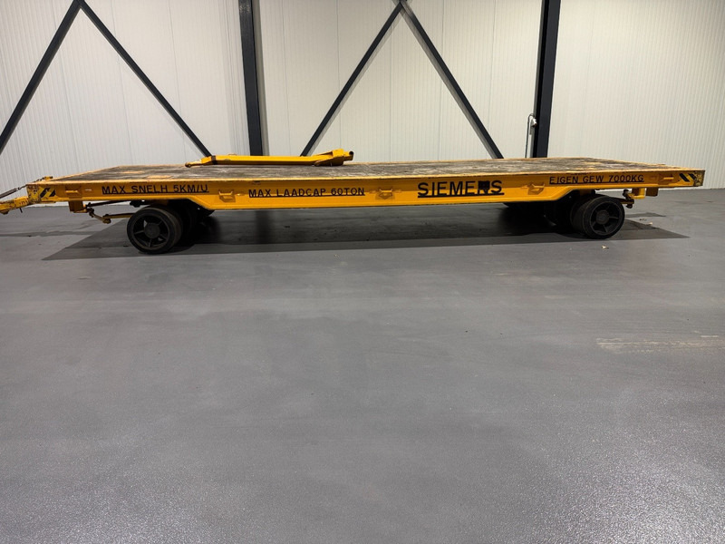 Buiscar Industrial Drawbar Trailer 60 Tons 4-8 - Бордово ремарке/ Платформа: снимка 2 Buiscar Industrial Drawbar Trailer 60 Tons 4-8 - Бордово ремарке/ Платформа: снимка 2