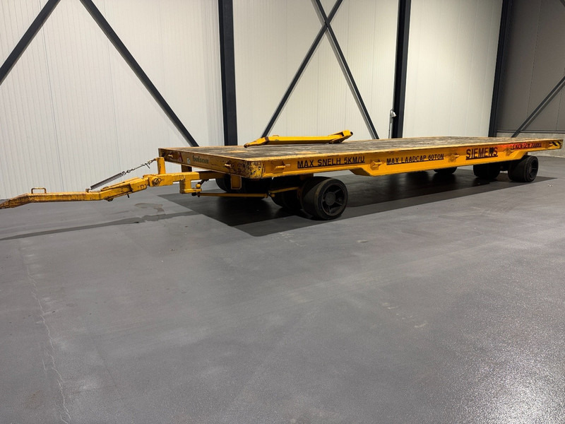 Buiscar Industrial Drawbar Trailer 60 Tons 4-8 - Бордово ремарке/ Платформа: снимка 1 Buiscar Industrial Drawbar Trailer 60 Tons 4-8 - Бордово ремарке/ Платформа: снимка 1