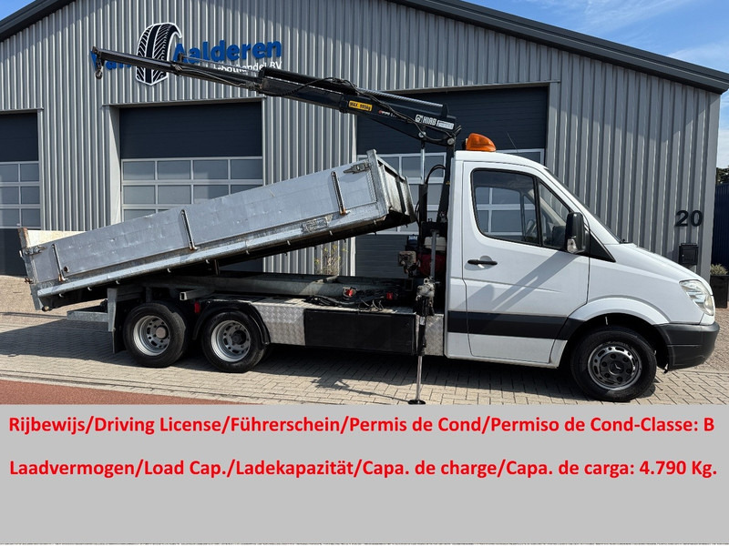 Mercedes-Benz Sprinter 516 CDI Clixtar, HIAB Kraan/Crane/Kran/Grua, Kipper - Бус самосвал: снимка 1 Mercedes-Benz Sprinter 516 CDI Clixtar, HIAB Kraan/Crane/Kran/Grua, Kipper - Бус самосвал: снимка 1