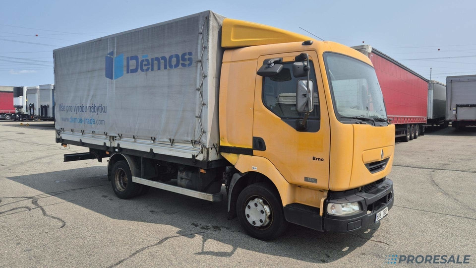 RENAULT MIDLUM 150.09/B EURO 3 - valník s plachtou - Камион с брезент: снимка 1 RENAULT MIDLUM 150.09/B EURO 3 - valník s plachtou - Камион с брезент: снимка 1