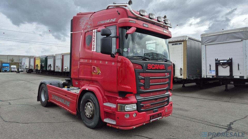 SCANIA R450 N320 HIGH LINE EURO 6 + HYDRAULIKA - Влекач: снимка 1 SCANIA R450 N320 HIGH LINE EURO 6 + HYDRAULIKA - Влекач: снимка 1