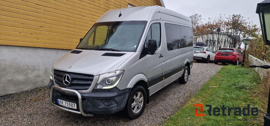 2014 Buss 10 seter MERCEDES-BENZ SPRINTER 316 EU-Godkjent - Микробус, Пътнически бус: снимка 1 2014 Buss 10 seter MERCEDES-BENZ SPRINTER 316 EU-Godkjent - Микробус, Пътнически бус: снимка 1