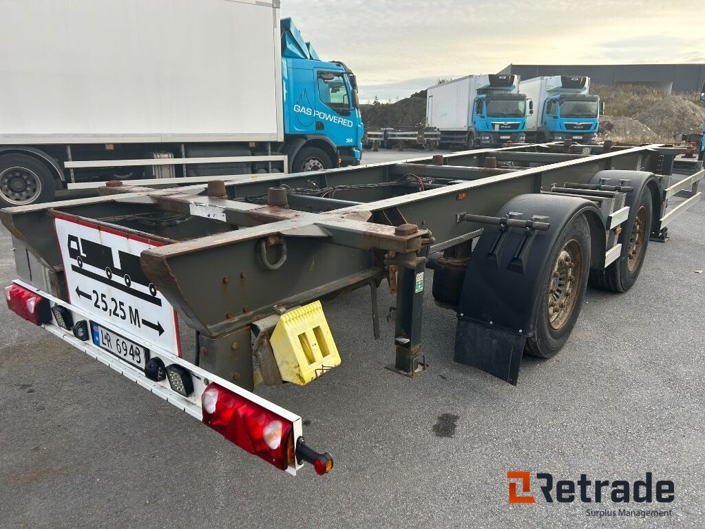 2014 Container henger F.A.G EU-Godkjent - Контейнеровоз/ Сменна каросерия ремарке: снимка 3 2014 Container henger F.A.G EU-Godkjent - Контейнеровоз/ Сменна каросерия ремарке: снимка 3