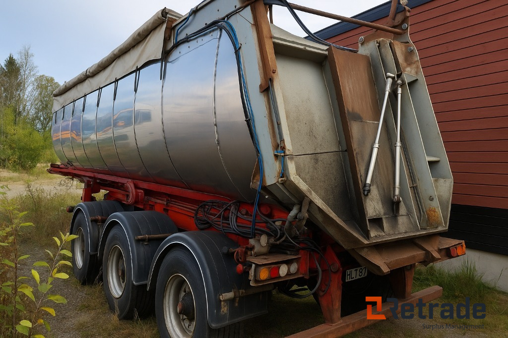 Asfalt- Semi komplett -Nor Slep 1998 - Самосвал полуремарке: снимка 1 Asfalt- Semi komplett -Nor Slep 1998 - Самосвал полуремарке: снимка 1