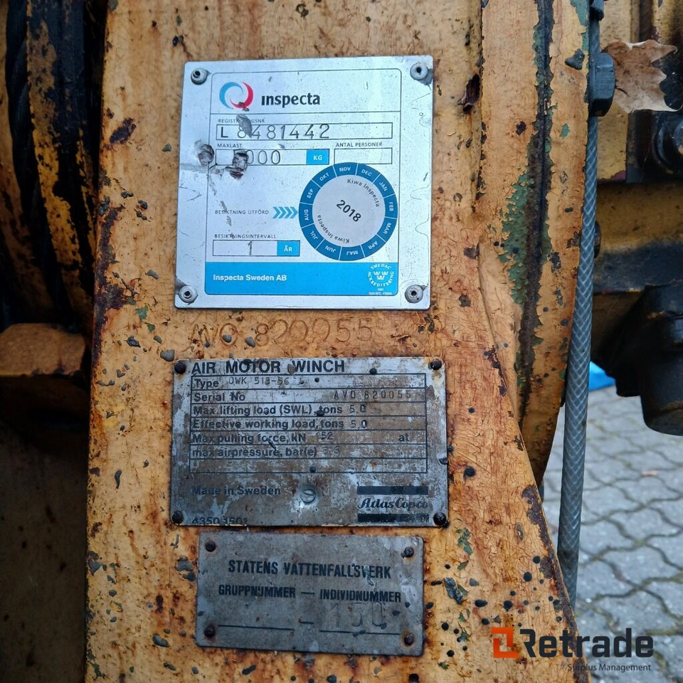 Atlas Copco OWK 513-56 Spil - Винч: снимка 4 Atlas Copco OWK 513-56 Spil - Винч: снимка 4