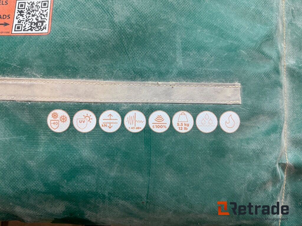 Bullermattor akustiska barriärer Echo Barrier 15 st, en hel pall - Инструмент/ Оборудване: снимка 2 Bullermattor akustiska barriärer Echo Barrier 15 st, en hel pall - Инструмент/ Оборудване: снимка 2