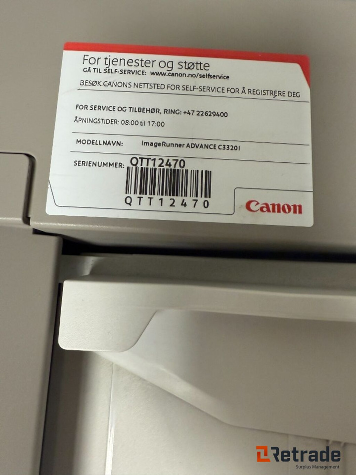 Canon ImageRunner Advance C3320i - Цифрова печатна машина: снимка 3 Canon ImageRunner Advance C3320i - Цифрова печатна машина: снимка 3