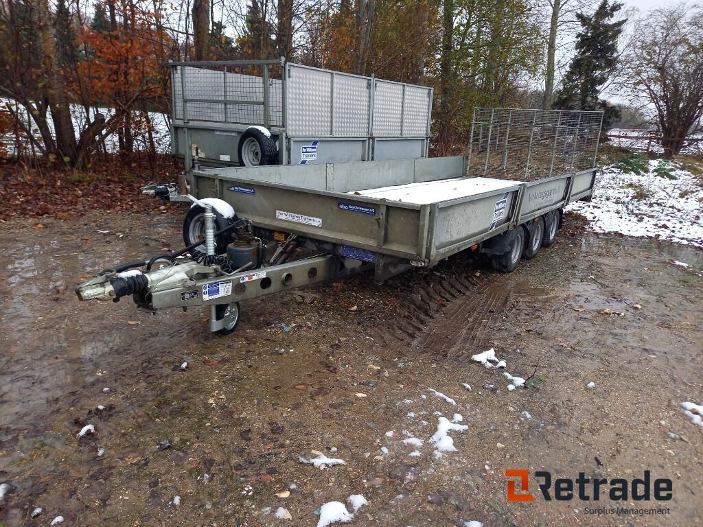 IFOR WILLIAMS TB TB5521-353 Maskintrailer - Бордово ремарке/ Платформа: снимка 1 IFOR WILLIAMS TB TB5521-353 Maskintrailer - Бордово ремарке/ Платформа: снимка 1