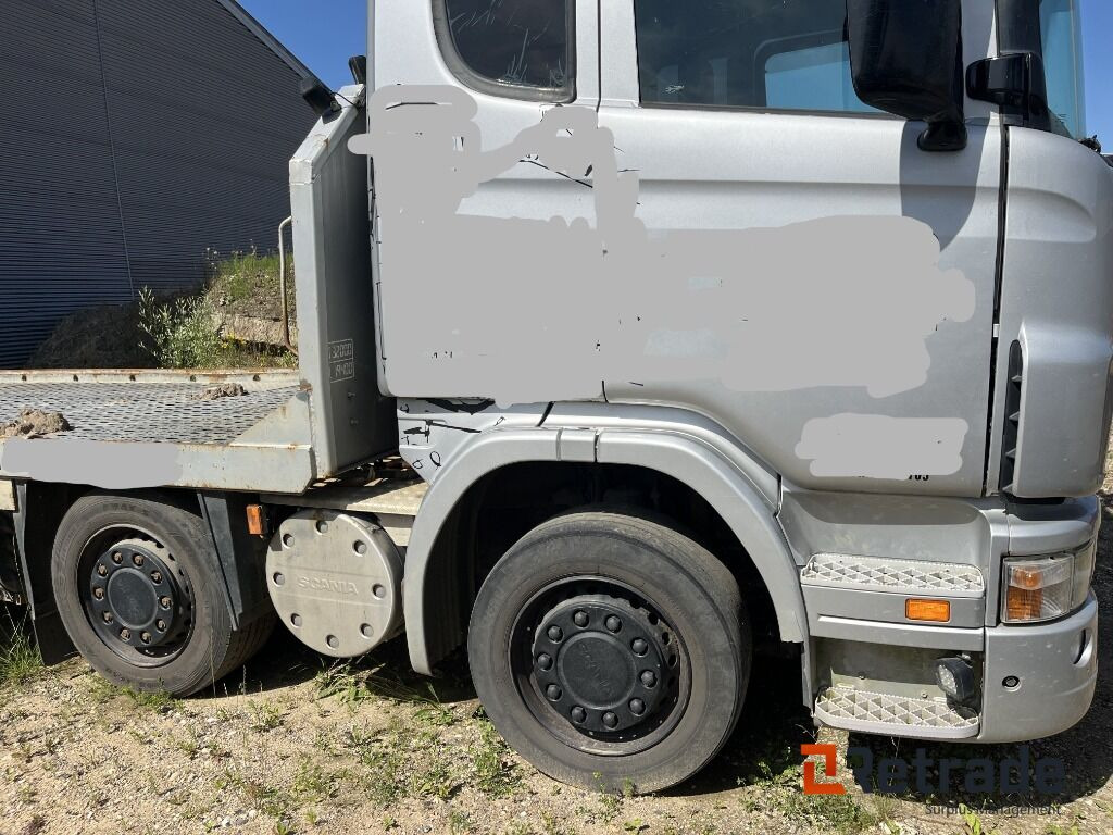 Lastbil SCANIA 8X4 Maskintransporter med Hydrauliske slidsker - Автовоз камион: снимка 4 Lastbil SCANIA 8X4 Maskintransporter med Hydrauliske slidsker - Автовоз камион: снимка 4