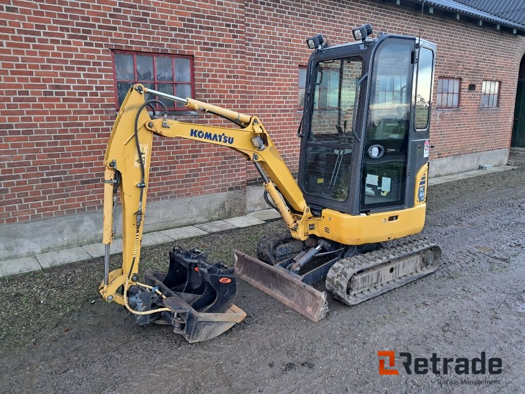 Minigraver Komatsu PC16R-3HS Lavt timetal! - Мини багер: снимка 1 Minigraver Komatsu PC16R-3HS Lavt timetal! - Мини багер: снимка 1