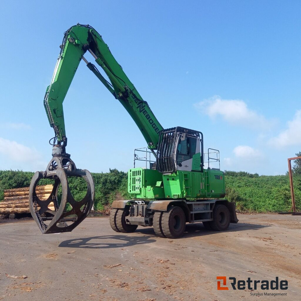 Sennebogen 735 E Hjullæsser. - Багер за манипулиране на материали: снимка 1 Sennebogen 735 E Hjullæsser. - Багер за манипулиране на материали: снимка 1