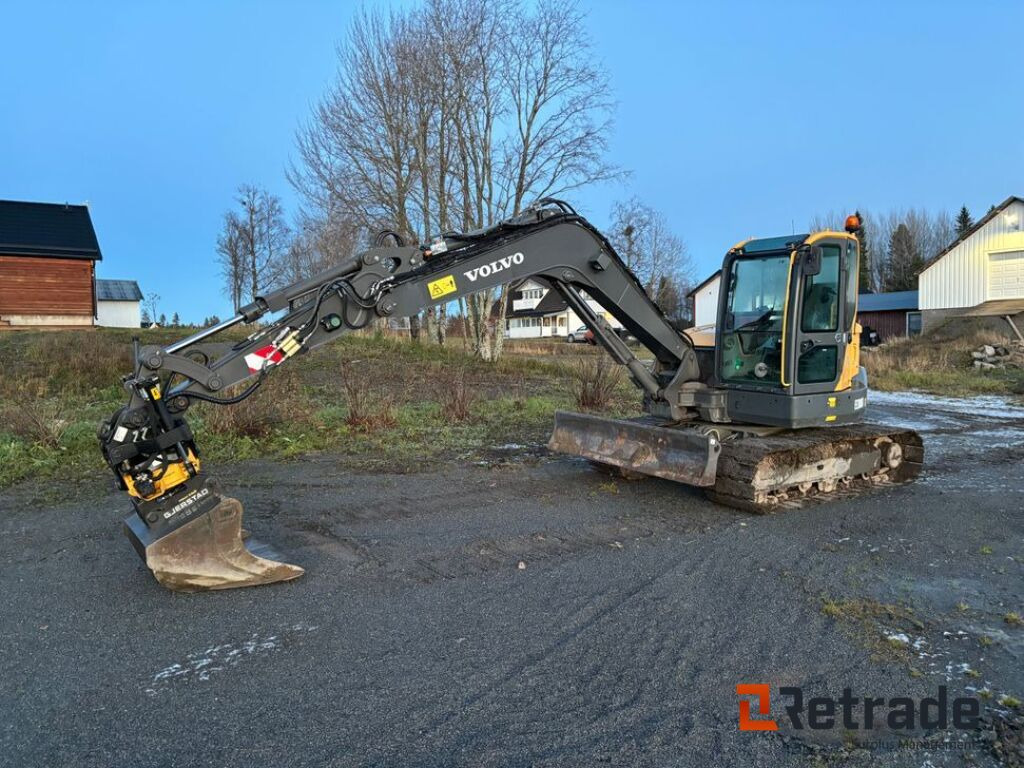 Grävmaskin Volvo ECR88D med redskap - Строителна техника: снимка 3 Grävmaskin Volvo ECR88D med redskap - Строителна техника: снимка 3