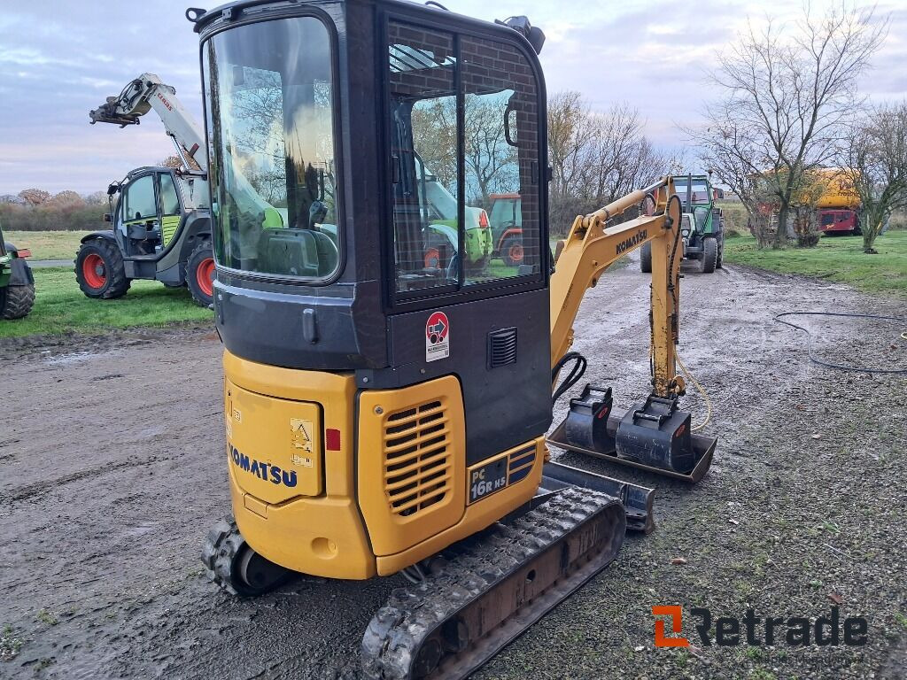 Minigraver Komatsu PC16R-3HS Lavt timetal! - Строителна техника: снимка 4 Minigraver Komatsu PC16R-3HS Lavt timetal! - Строителна техника: снимка 4