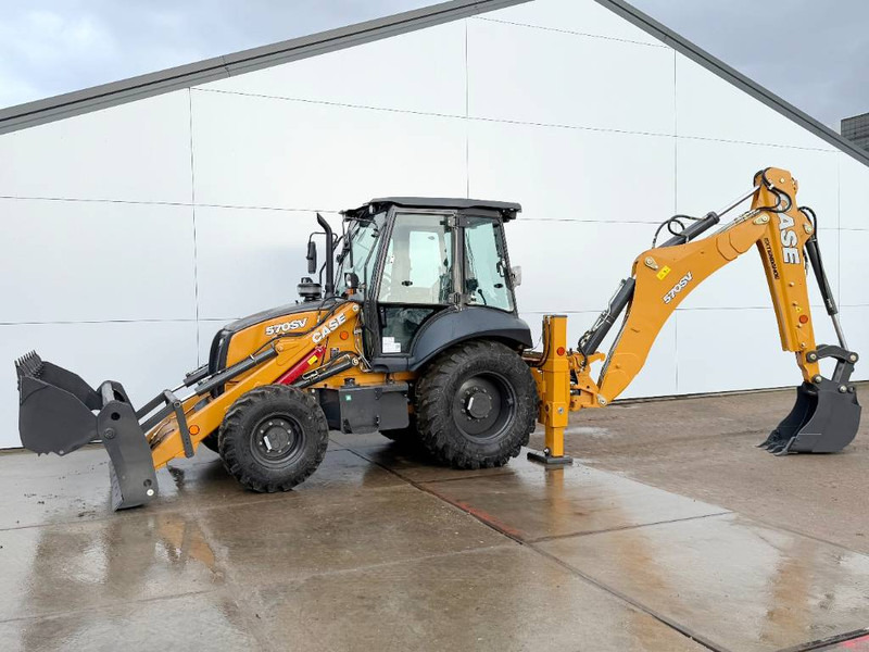 Case 570SV 4WD - 4/1 Bucket / Telescopic Boom / AC - Багер-товарач: снимка 1 Case 570SV 4WD - 4/1 Bucket / Telescopic Boom / AC - Багер-товарач: снимка 1