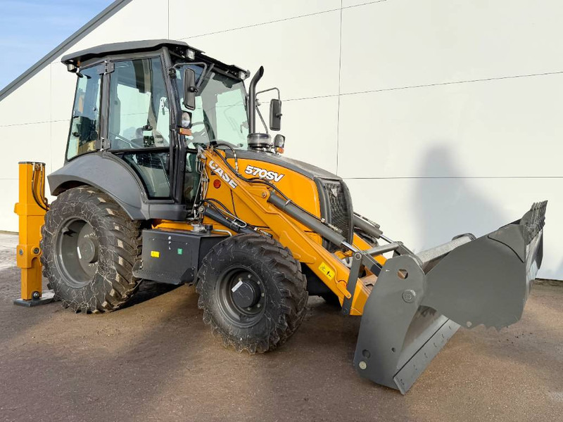 Case 570SV 4WD - 4/1 Bucket / Telescopic Boom / AC - Багер-товарач: снимка 4 Case 570SV 4WD - 4/1 Bucket / Telescopic Boom / AC - Багер-товарач: снимка 4