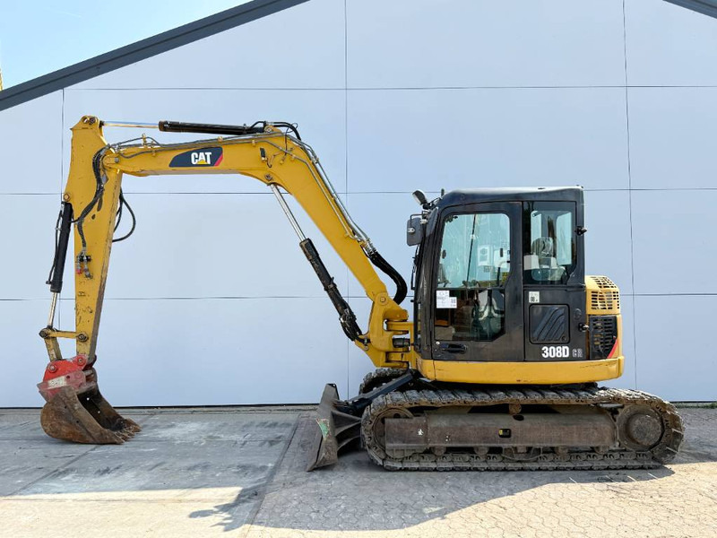 Cat 308D CR - Quick Coupler / Hammer Lines / Airco - Мини багер: снимка 1 Cat 308D CR - Quick Coupler / Hammer Lines / Airco - Мини багер: снимка 1