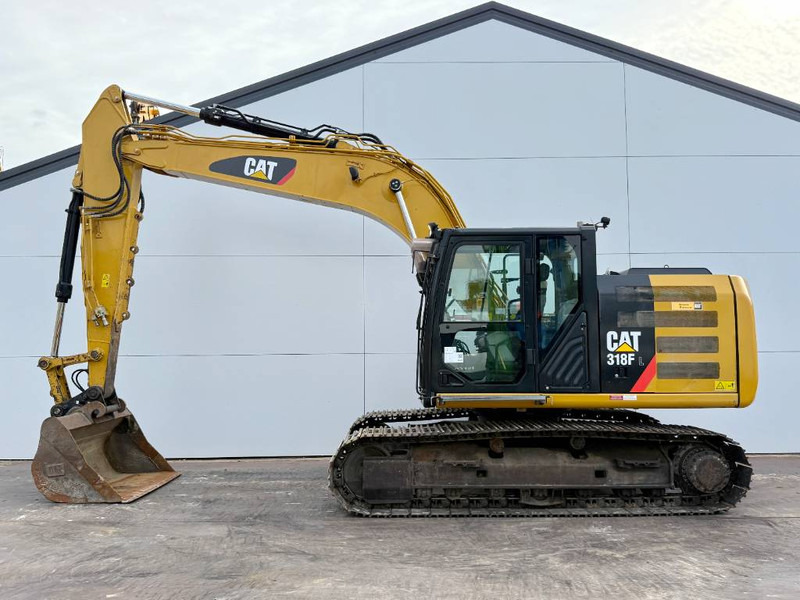 Cat 318FL - Hammer Lines / Quick Coupler / Camera - Верижен багер: снимка 1 Cat 318FL - Hammer Lines / Quick Coupler / Camera - Верижен багер: снимка 1
