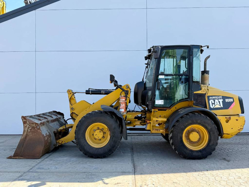 Cat 908H - Quick Coupler / Automatic Greasing - Колесен товарач: снимка 1 Cat 908H - Quick Coupler / Automatic Greasing - Колесен товарач: снимка 1