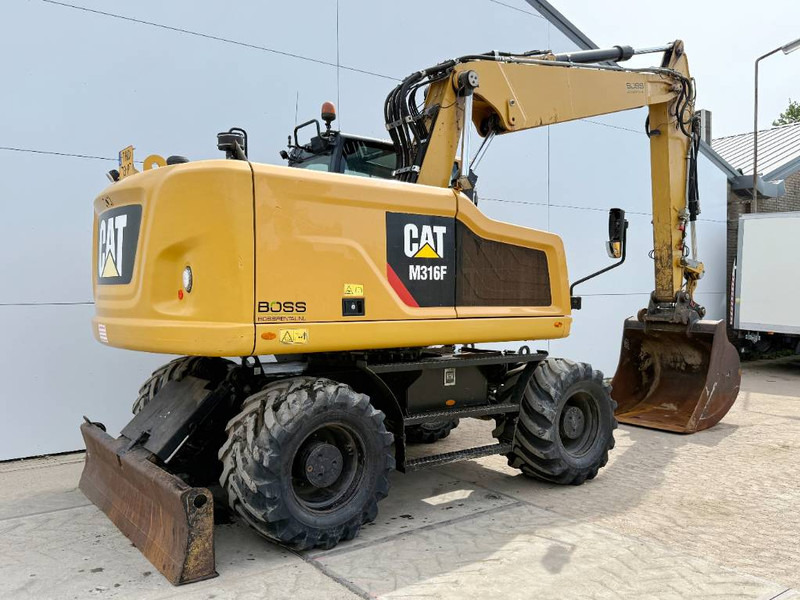 Колесен багер Cat M316F - Quick Coupler / Triple Boom / Auto Lube: снимка 5