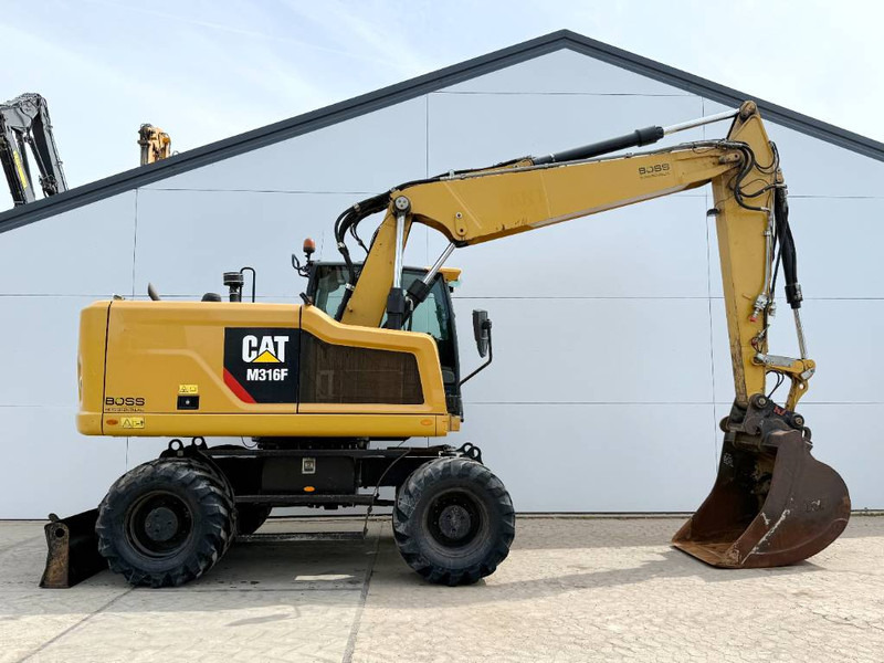 Колесен багер Cat M316F - Quick Coupler / Triple Boom / Auto Lube: снимка 6
