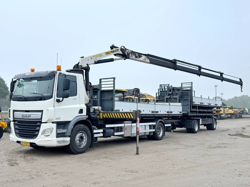 DAF CF400 + 17m Palfinger Crane / kran + Trailer - Мултилифт с кука камион, Камион с кран: снимка 2 DAF CF400 + 17m Palfinger Crane / kran + Trailer - Мултилифт с кука камион, Камион с кран: снимка 2